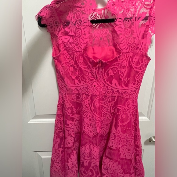 Pink lace BB Dakota dress - Picture 3 of 3